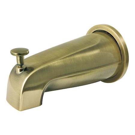 Kingston Brass K188E3 Diverter Tub Spout with Flange, Antique Brass K188E3